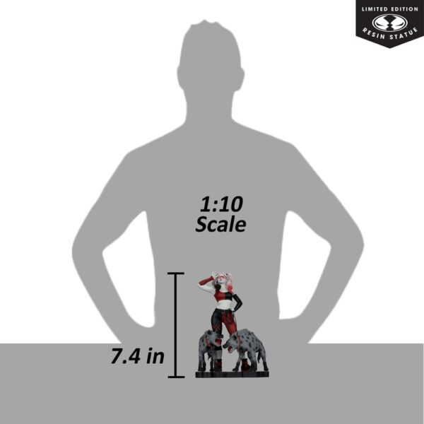 DC Direct Harley Quinn: Red, White & Black Szobor 1/10 Harley Quinn by Jenny Frison 19 cm