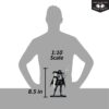 DC Direct Batman: Black & White Szobor 1/10 Azrael by Joe Quesada 21 cm