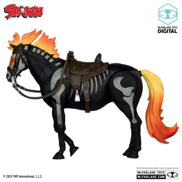 Spawn Akció Figura Bloodaxe with Horse (Spawn: The Dark Ages) (McFarlane Toys 30th Anniversary) (Gold Label) 18 cm