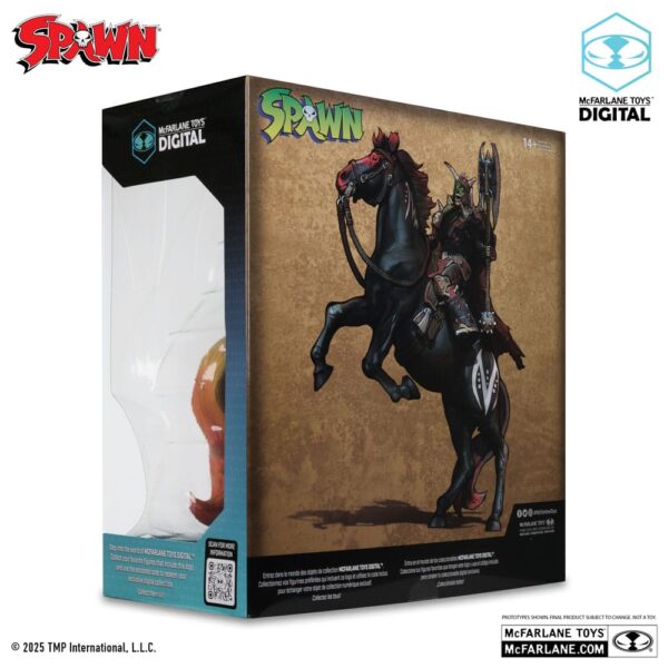 Spawn Akció Figura Bloodaxe with Horse (Spawn: The Dark Ages) (McFarlane Toys 30th Anniversary) (Gold Label) 18 cm