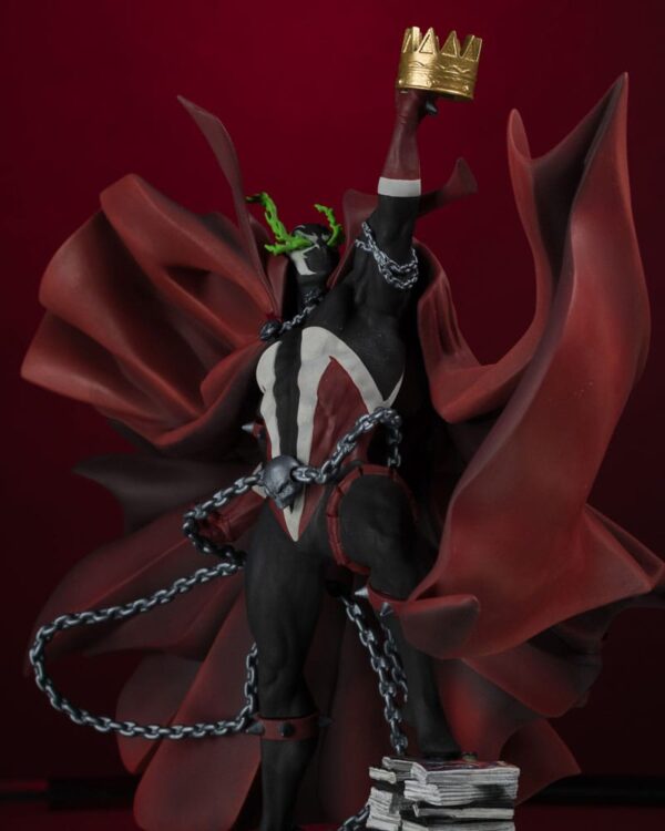 Spawn Szobor 1/10 Spawn #301 by Todd McFarlane (Black White & Red All Over) 24 cm