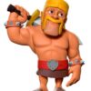 Barbarian Clash of Clans Minix Figura