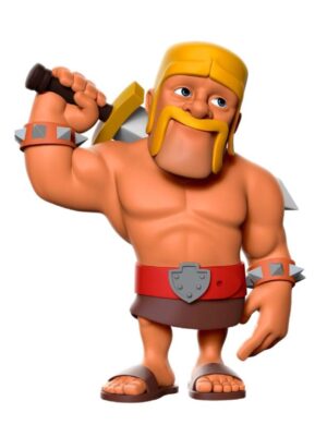 Barbarian Clash of Clans Minix Figura