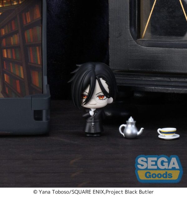 Black Butler: Boarding School Arc Petite World Memories Mini Figura Sebastian Michaelis (EX) 8 cm