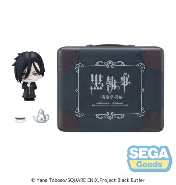 Black Butler: Boarding School Arc Petite World Memories Mini Figura Sebastian Michaelis (EX) 8 cm