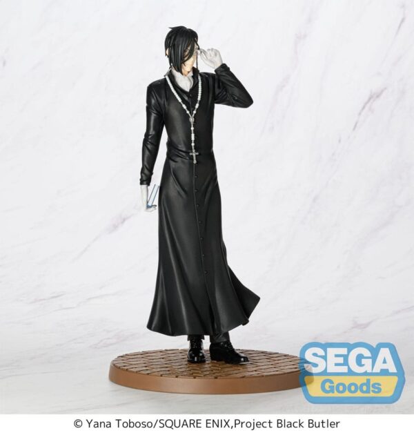 Black Butler: Boarding School Arc Luminasta PVC Szobor Sebastian Michaelis 22 cm