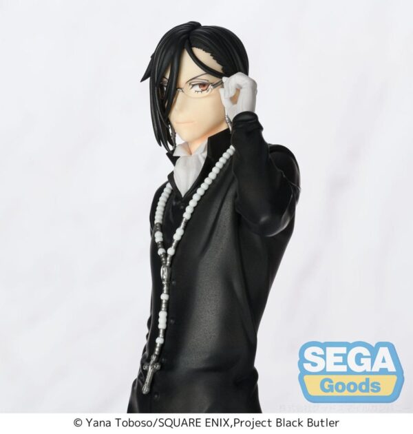 Black Butler: Boarding School Arc Luminasta PVC Szobor Sebastian Michaelis 22 cm