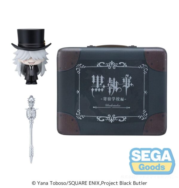 Black Butler: Boarding School Arc Petite World Memories Mini Figura Undertaker (EX) 8 cm