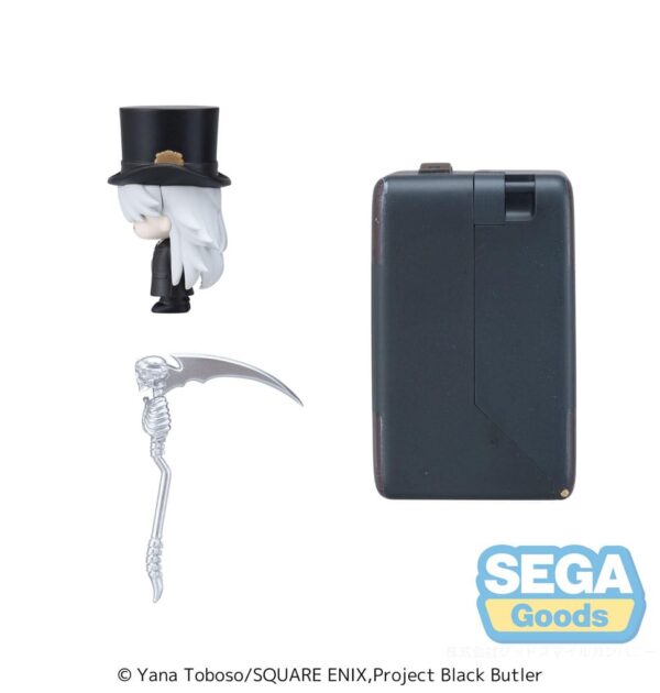 Black Butler: Boarding School Arc Petite World Memories Mini Figura Undertaker (EX) 8 cm