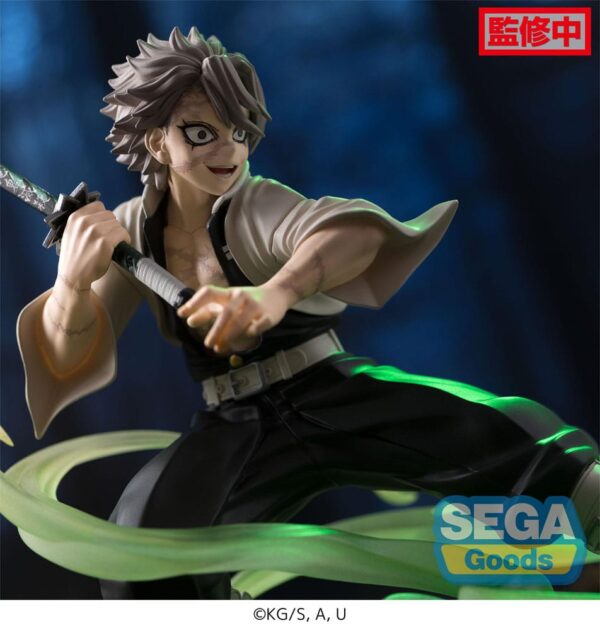 Demon Slayer: Kimetsu no Yaiba Xross Link Anime PVC Szobor Sanemi Shinazugawa Hashira Training Arc 12 cm