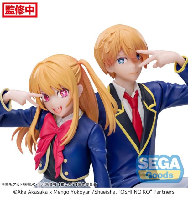 Oshi No Ko PM Perching PVC Szobor Ruby Uniform 13 cm