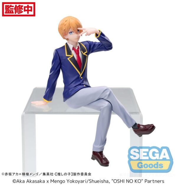 Oshi No Ko PM Perching PVC Szobor Aqua Uniform 14 cm