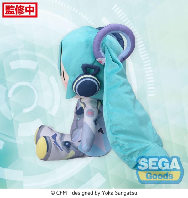 Character Vocal Series 01: Hatsune Miku Fuwa Petit Plüss Figura Hatsune Miku Miku with You 2024 Ver. LL 40 cm