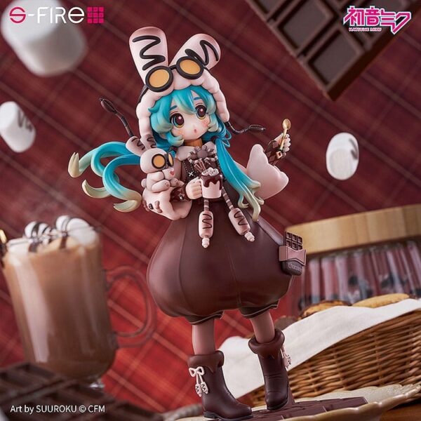 Character Vocal Series 01: Hatsune Miku PVC Szobor Hatsune Miku Marshmallow Hot Cocoa 22 cm