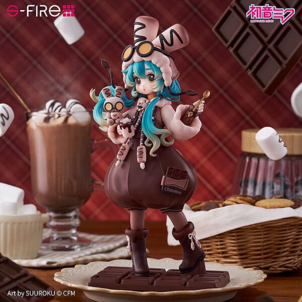 Character Vocal Series 01: Hatsune Miku PVC Szobor Hatsune Miku Marshmallow Hot Cocoa 22 cm