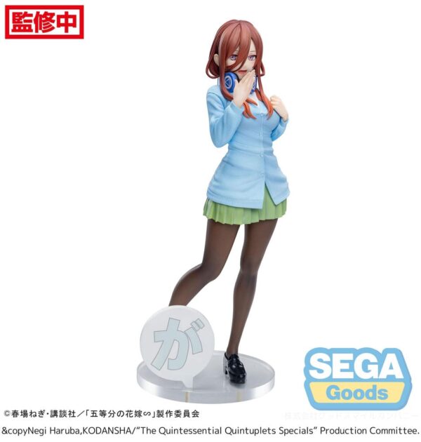 The Quintessential Quintuplets Specials Luminasta PVC Szobor Miku Nakano 20 cm