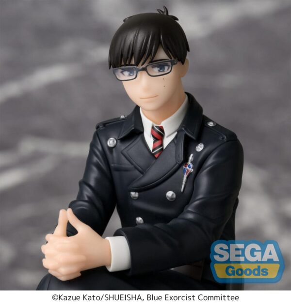 Blue Exorcist Shimane Illuminati Saga PM Perching PVC Szobor Yukio Okumura 14 cm