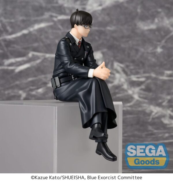Blue Exorcist Shimane Illuminati Saga PM Perching PVC Szobor Yukio Okumura 14 cm