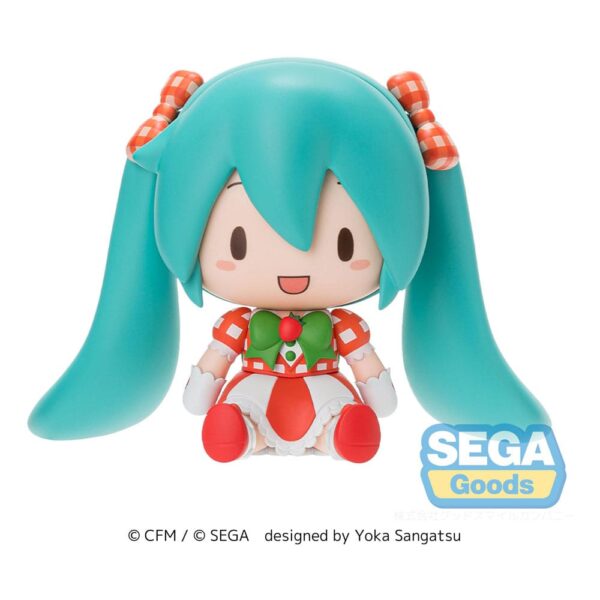 Character Vocal Series 01: Hatsune Miku Fuwa Petit Chibi Figura Hatsune Miku x Love and Berry Dress Up and Dance! Lovely Strawberry 8 cm