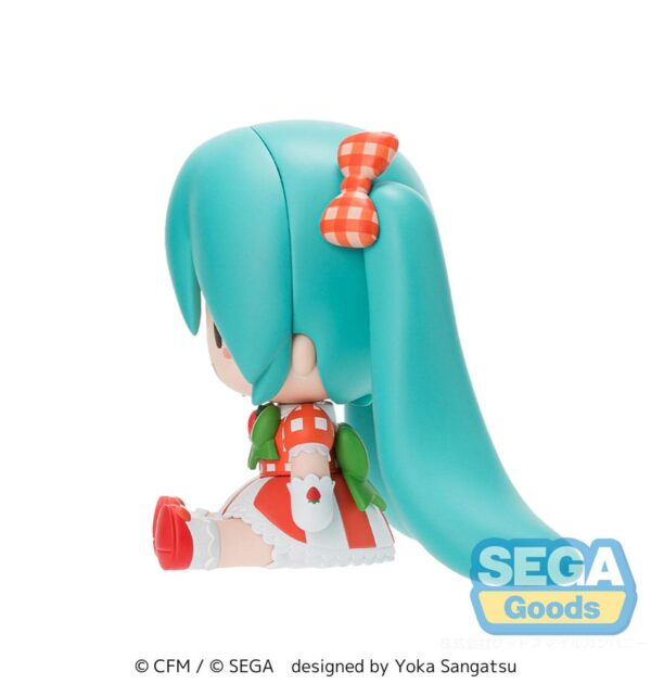 Character Vocal Series 01: Hatsune Miku Fuwa Petit Chibi Figura Hatsune Miku x Love and Berry Dress Up and Dance! Lovely Strawberry 8 cm