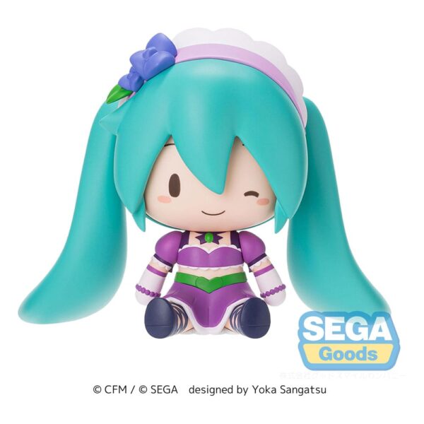 Character Vocal Series 01: Hatsune Miku Fuwa Petit Chibi Figura Hatsune Miku x Love and Berry Dress Up and Dance! Sparkly Purple 8 cm