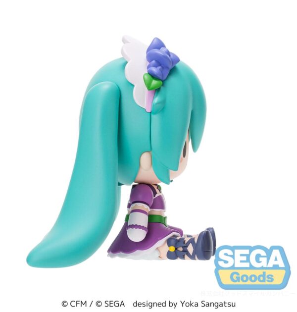 Character Vocal Series 01: Hatsune Miku Fuwa Petit Chibi Figura Hatsune Miku x Love and Berry Dress Up and Dance! Sparkly Purple 8 cm