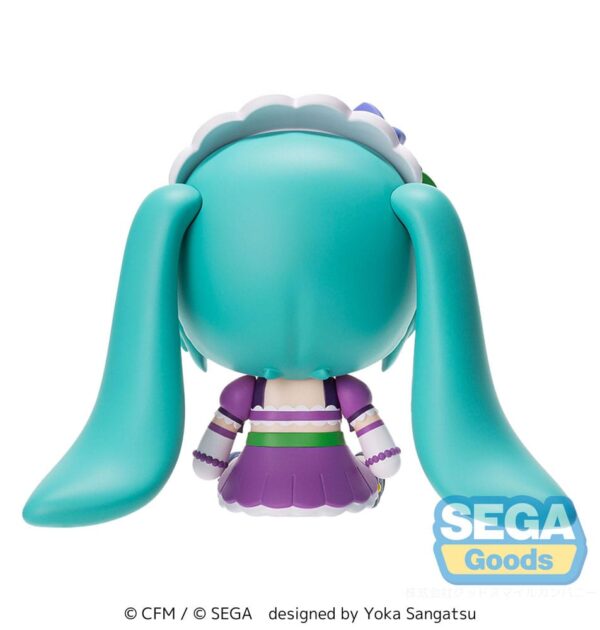 Character Vocal Series 01: Hatsune Miku Fuwa Petit Chibi Figura Hatsune Miku x Love and Berry Dress Up and Dance! Sparkly Purple 8 cm