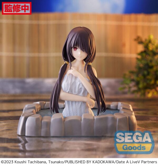 Date A Live V Thermae Utopia PVC Szobor Kurumi Tokisaki Pigtails 10 cm