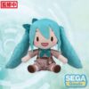 Hatsune Miku Fuwa Petit Plüss Figura Hatsune Miku Going Out Series Zoo Ver. M 22 cm