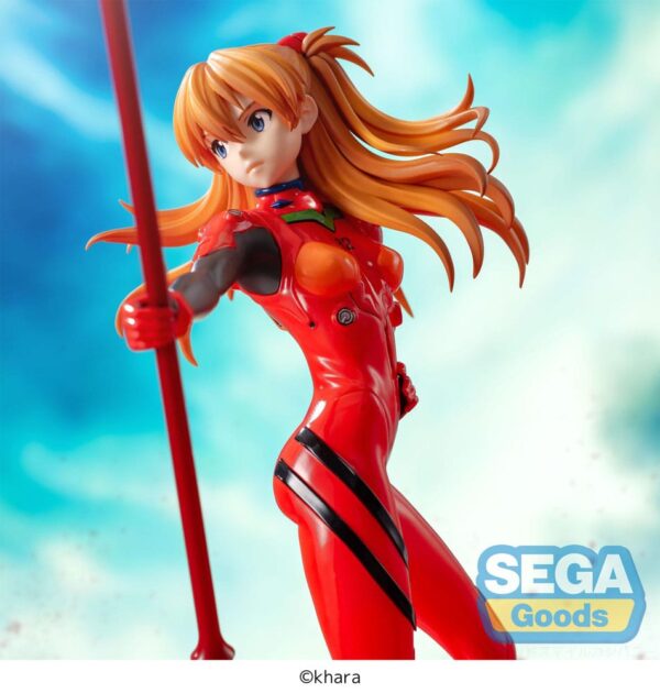 Evangelion: 3.0+1.0 Thrice Upon a Time Luminasta PVC Szobor Asuka Shikinami Langley x Spear of Longinus 20 cm