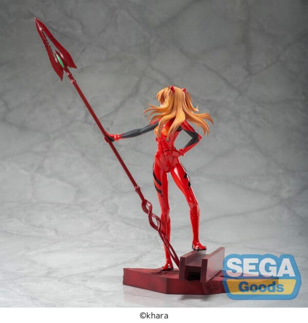 Evangelion: 3.0+1.0 Thrice Upon a Time Luminasta PVC Szobor Asuka Shikinami Langley x Spear of Longinus 20 cm