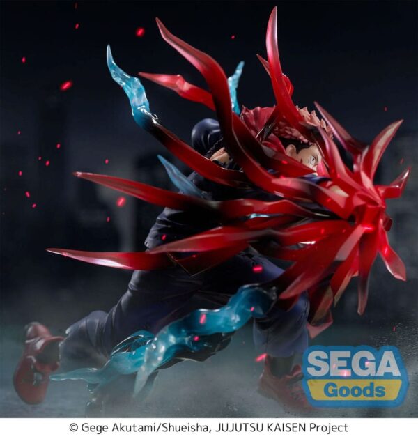 Jujutsu Kaisen Luminasta PVC Szobor Yuji Itadori Black Flash 16 cm