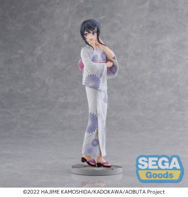 Rascal Does Not Dream of Bunny Girl Senpai Luminasta PVC Szobor Mai Sakurajima Yukata 22 cm