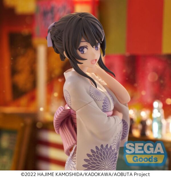 Rascal Does Not Dream of Bunny Girl Senpai Luminasta PVC Szobor Mai Sakurajima Yukata 22 cm