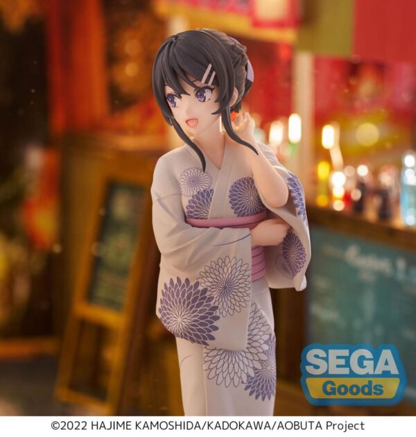 Rascal Does Not Dream of Bunny Girl Senpai Luminasta PVC Szobor Mai Sakurajima Yukata 22 cm