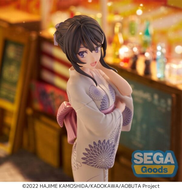 Rascal Does Not Dream of Bunny Girl Senpai Luminasta PVC Szobor Mai Sakurajima Yukata 22 cm