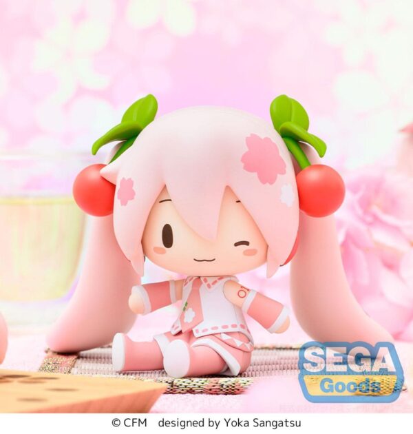 Character Vocal Series 01: Hatsune Miku Fuwa Petit Chibi Figura Sakura Miku 8 cm