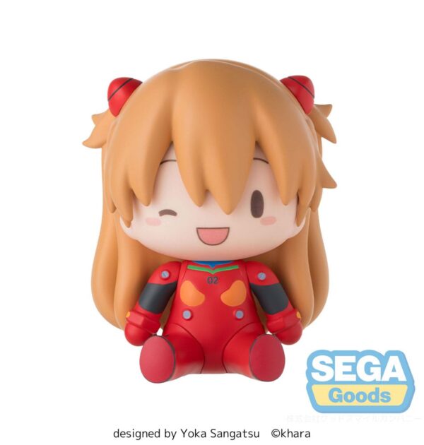 Evangelion: New Theatrical Edition Fuwa Petit Chibi Figura Asuka Plug Suit 8 cm