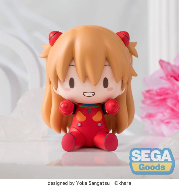 Evangelion: New Theatrical Edition Fuwa Petit Chibi Figura Asuka Plug Suit 8 cm