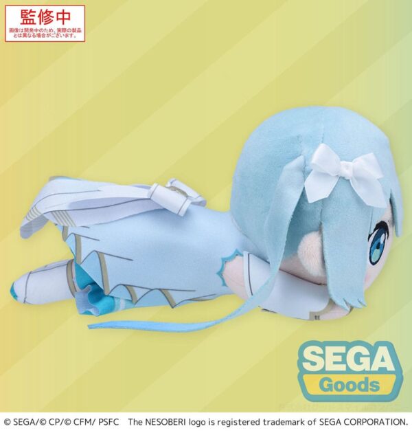COLORFUL STAGE! The Movie: A Miku Who Can't Sing Nesoberi Lay-Down Plüss Figura Hatsune Miku Unshuttered Sekai 16 cm