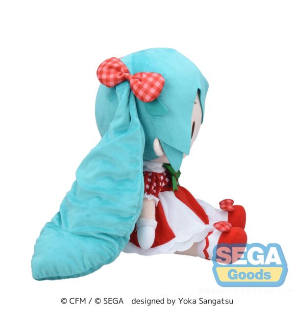 Character Vocal Series 01: Hatsune Miku Fuwa Petit Plüss Figura Hatsune Miku x Love and Berry Dress Up and Dance! Lovely Strawberry 40 cm