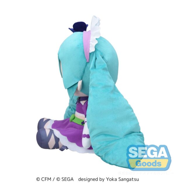 Character Vocal Series 01: Hatsune Miku Fuwa Petit Plüss Figura Hatsune Miku x Love and Berry Dress Up and Dance! Sparkly Purple 40 cm