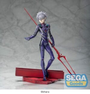 Evangelion: 3.0+1.0 Thrice Upon a Time Luminasta PVC Szobor Kaworu Nagisa x Spear of Longinus 21 cm