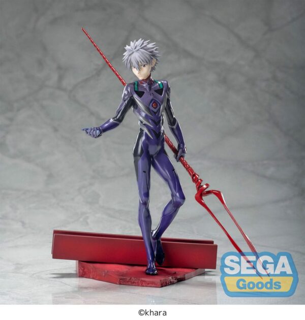 Evangelion: 3.0+1.0 Thrice Upon a Time Luminasta PVC Szobor Kaworu Nagisa x Spear of Longinus 21 cm