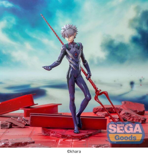Evangelion: 3.0+1.0 Thrice Upon a Time Luminasta PVC Szobor Kaworu Nagisa x Spear of Longinus 21 cm