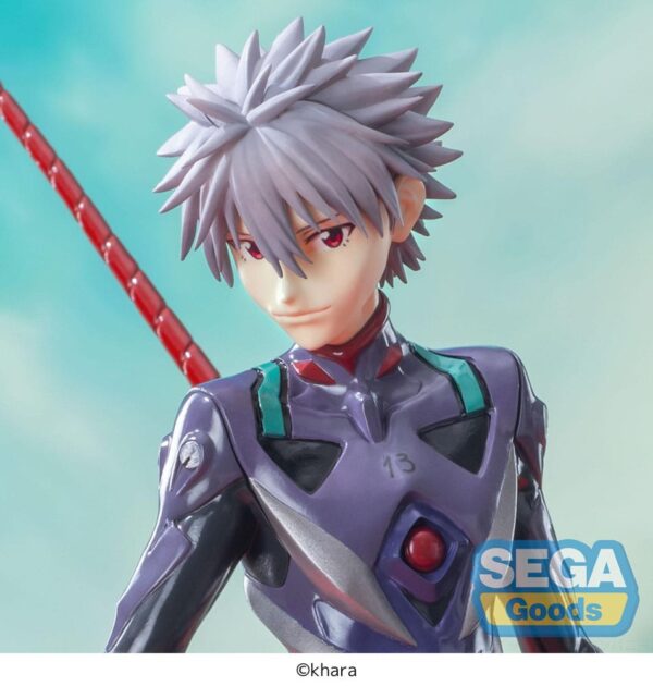 Evangelion: 3.0+1.0 Thrice Upon a Time Luminasta PVC Szobor Kaworu Nagisa x Spear of Longinus 21 cm