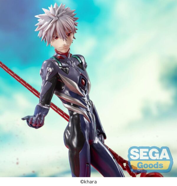 Evangelion: 3.0+1.0 Thrice Upon a Time Luminasta PVC Szobor Kaworu Nagisa x Spear of Longinus 21 cm