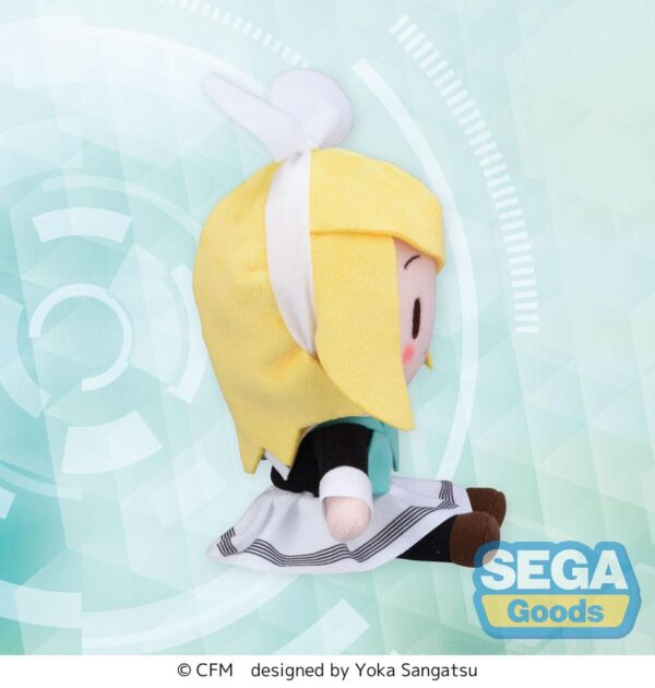 Character Vocal Series 02: Kagamine Rin/Len Fuwa Petit Mini Plüss Figura Kagamine Rin Uniform Ver. (EX) 16 cm