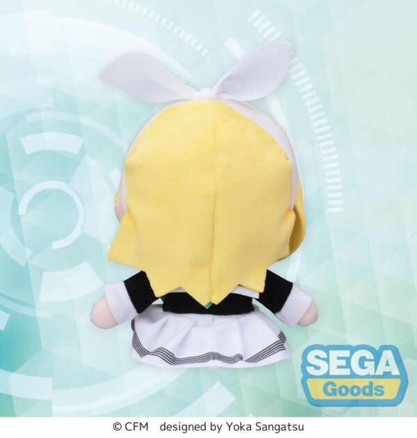 Character Vocal Series 02: Kagamine Rin/Len Fuwa Petit Mini Plüss Figura Kagamine Rin Uniform Ver. (EX) 16 cm