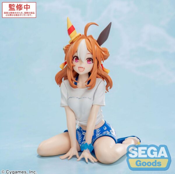 Uma Musume Pretty Derby Yumemirize PVC Szobor Copano Rickey Gaze on Me! 12 cm